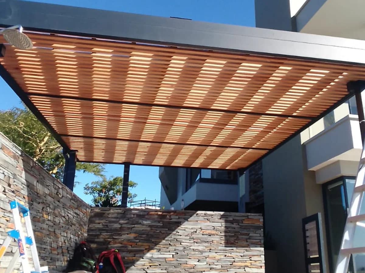 Aluminium Pergola System - Durable aluminium outdoor structure