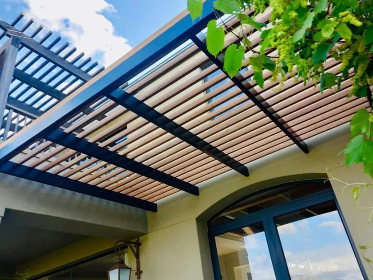 Patio Shade Pergola - Stylish patio shading solution