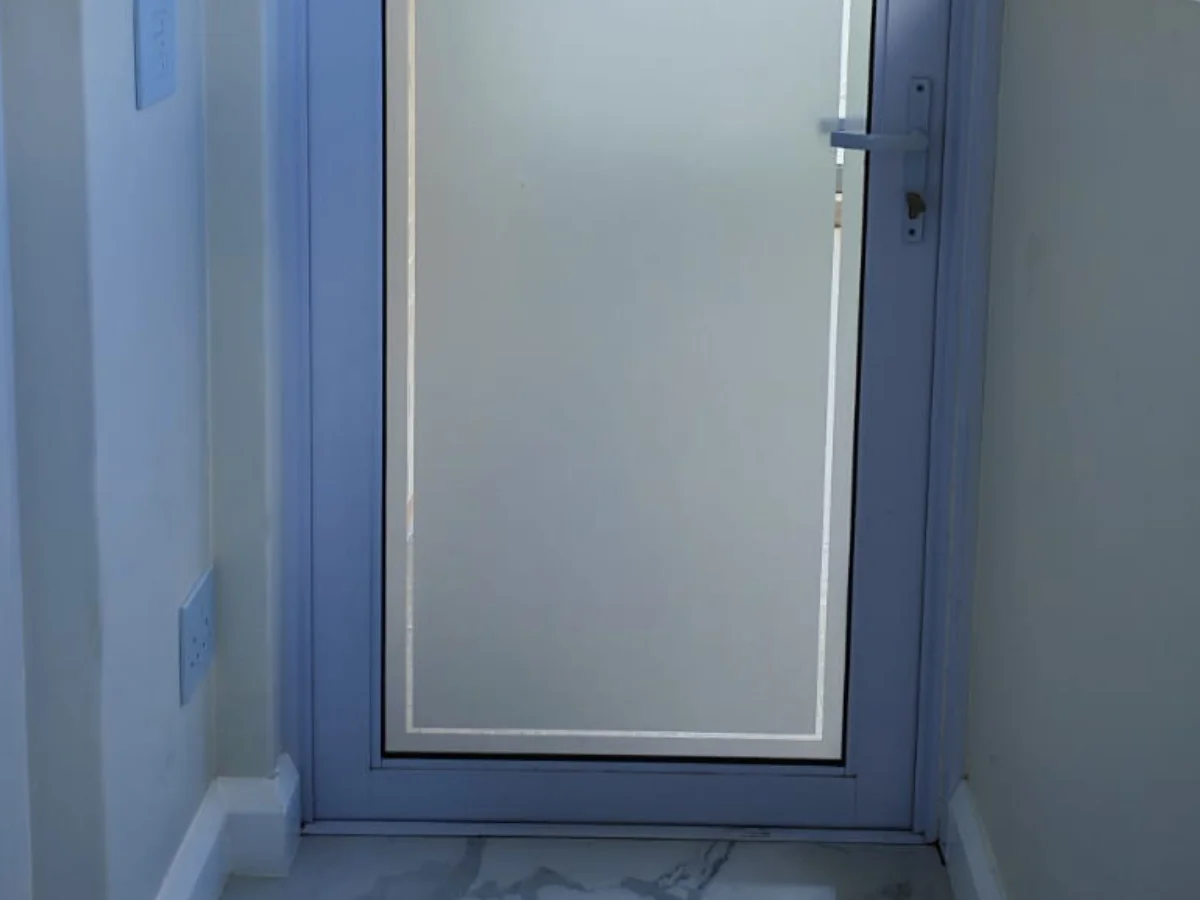 Frosted Privacy Glass - Elegant frosted window treatment