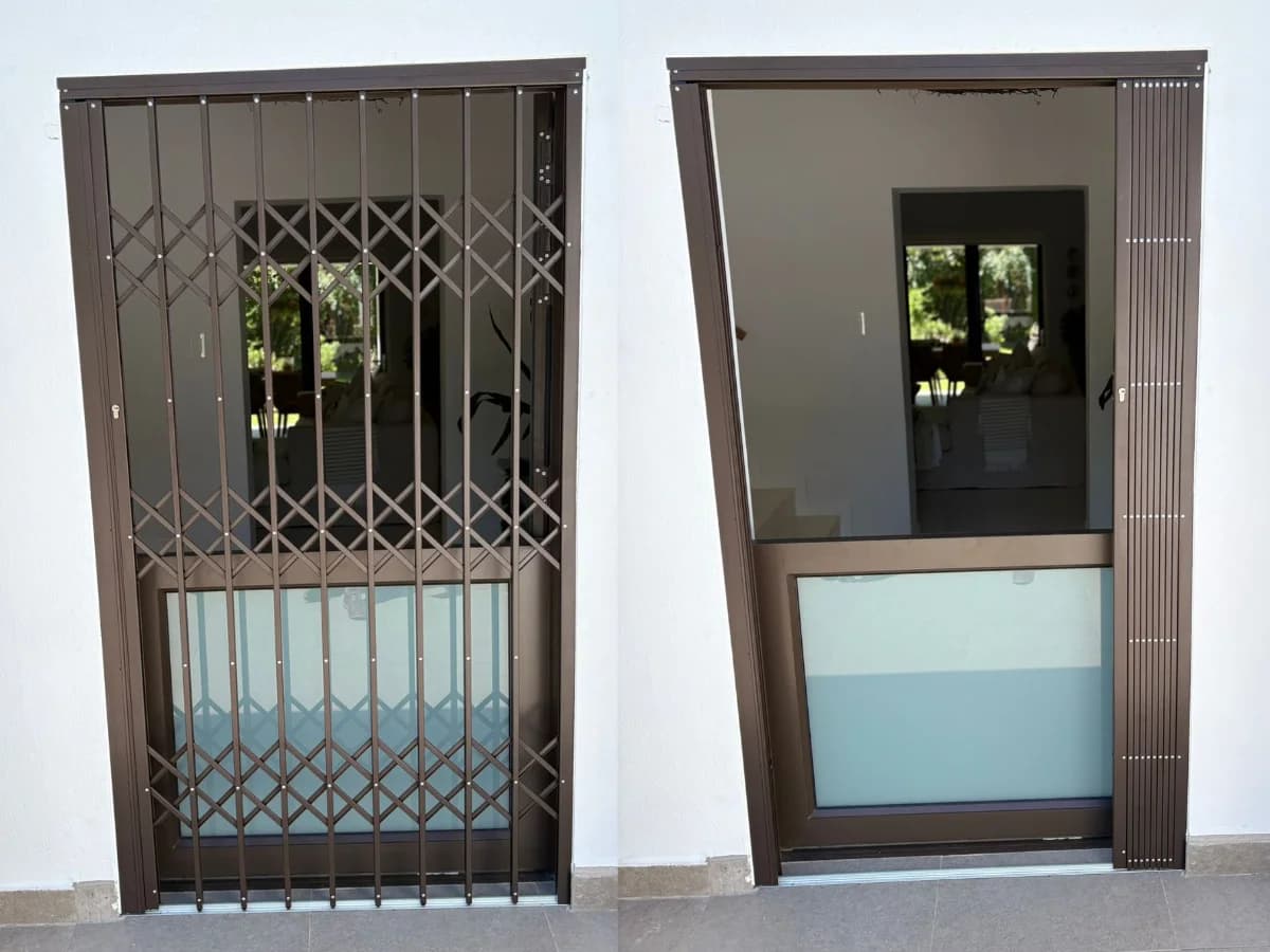 Expandable Security Gate - Flexible retractable security gate