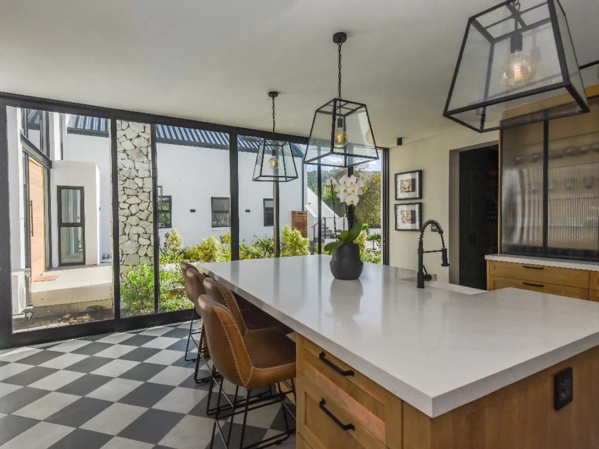 Sliding Doors - Kitchen Courtyard Access